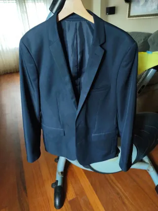 Americana Kiabi Talla 50 Azul Marino