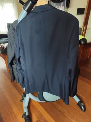 Americana Kiabi Talla 50 Azul Marino