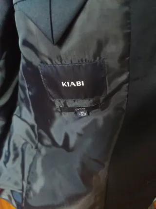 Americana Kiabi Talla 50 Azul Marino