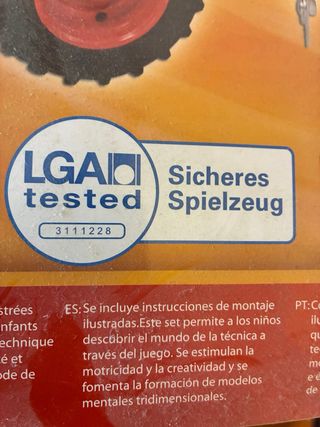 juego mecano metálico Tractor 751 Piezas