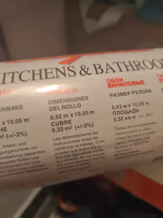 Papel vinilo Elegance cocinas y baños