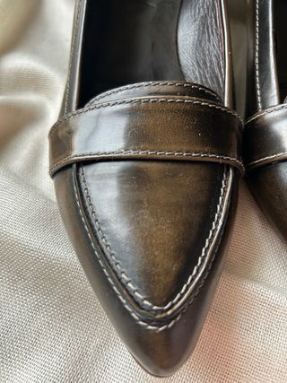 Zapatos Fibra Firenze Tacón Bajo Italianos