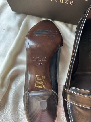 Zapatos Fibra Firenze Tacón Bajo Italianos