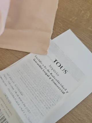 Pulsera Tous Oso Plata con certificado autenticid