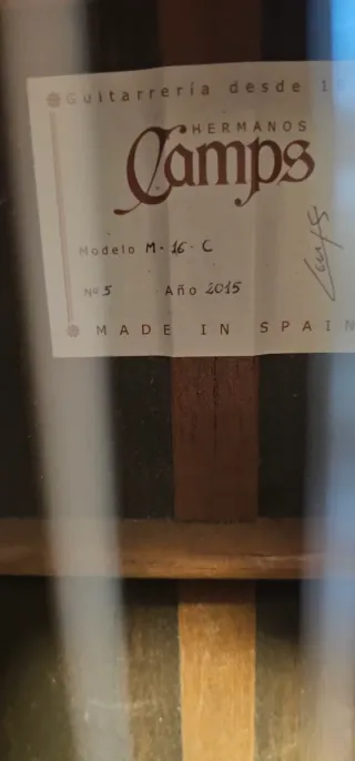 Guitarra Camps M-16C
