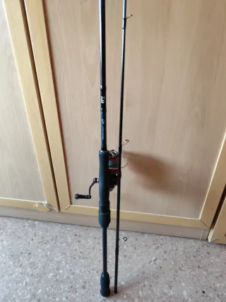 Combo Eging Caña + Carrete Calamar