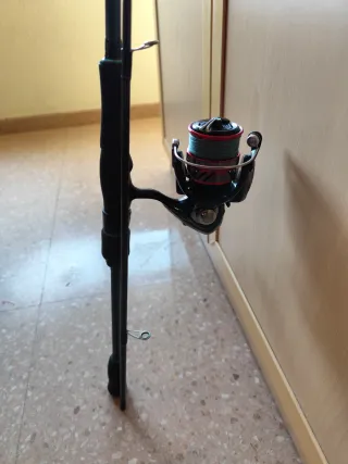 Combo Eging Caña + Carrete Calamar