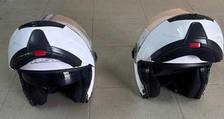 Cascos Moto Blancos Modulares seminuevos