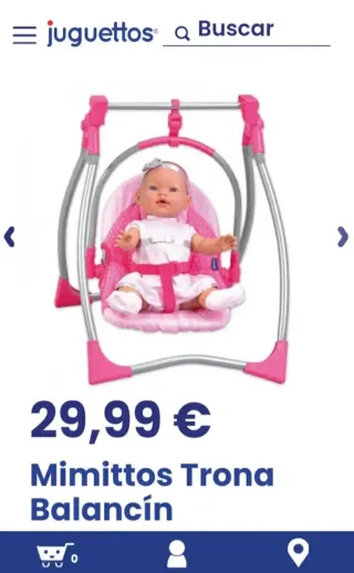 Trona-balancín Muñeca