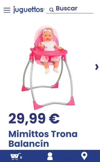 Trona-balancín Muñeca