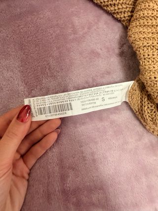 Jersey Stradivarius marrón cuello pico