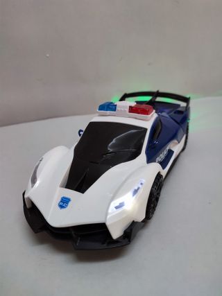 Coche Policía Salva Obstáculos Musical y Luces