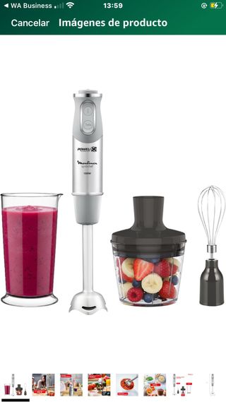 Batidora de Mano Moulinex QuickChef 1000W