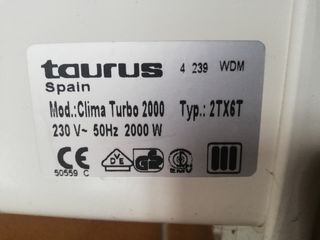 Convector Taurus Clima Turbo 2000