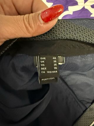 Traje Pedro del Hierro azul