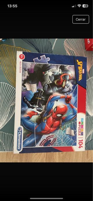 Puzzle Clementoni Spiderman 104 piezas