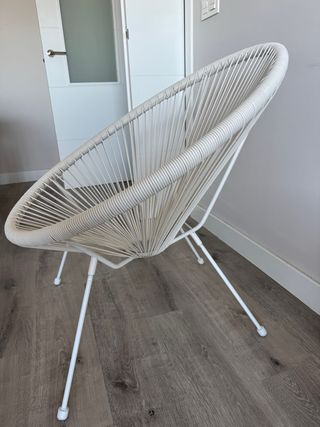 Set 2 Sillas Acapulco Blancas