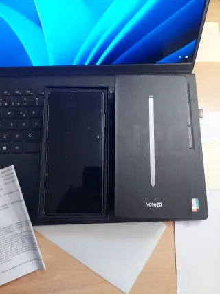 Samsung Note 20 + custodia trasparente