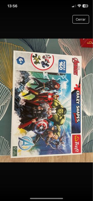 Puzzle Avengers Crazy Shapes Junior 160 piezas