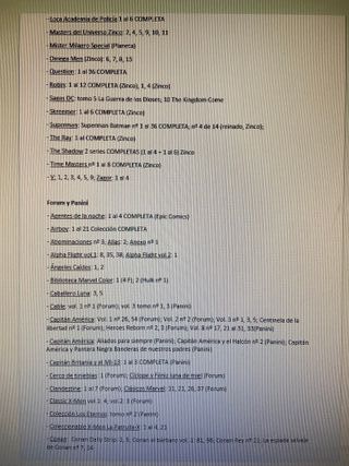 Cientos de cómics Forum, Zinco, Panini, Norma, Bru