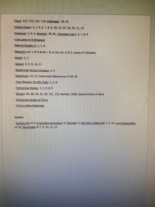 Cientos de cómics Forum, Zinco, Panini, Norma, Bru