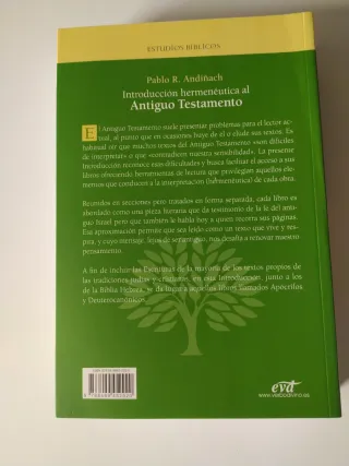 Introducción hermenéutica al Antiguo Testamento