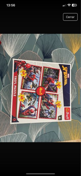 Puzzle Spiderman 4 en 1 Trefl