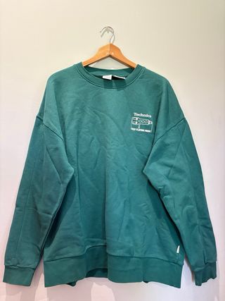 Sudadera Zara Technics Keep Playing Music