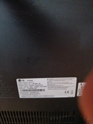 TV LG 37 Negra