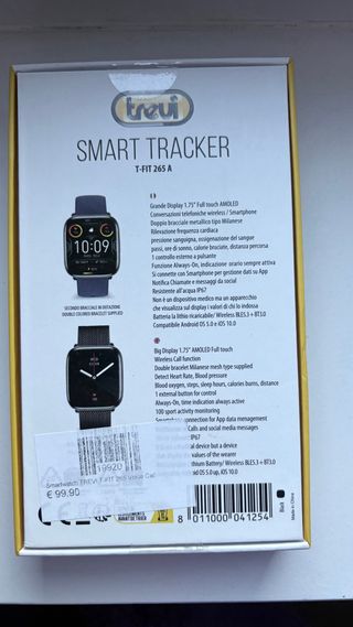 Smartwatch Trevi Nero/Blu Navy