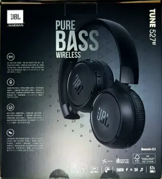 Auriculares JBL Tune 527BT Bluetooth Negros