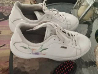 Zapatillas Joma Blancas con Flores