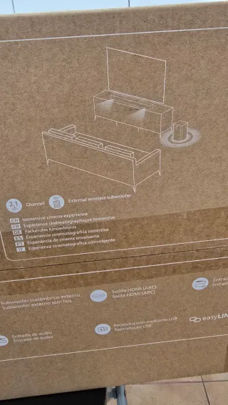 Barra de Sonido Philips Beige