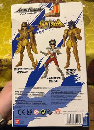 Muñeco Pegasus Seiya Anime Heroes Saint Seiya