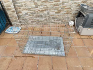 Jaula metálica para mascotas