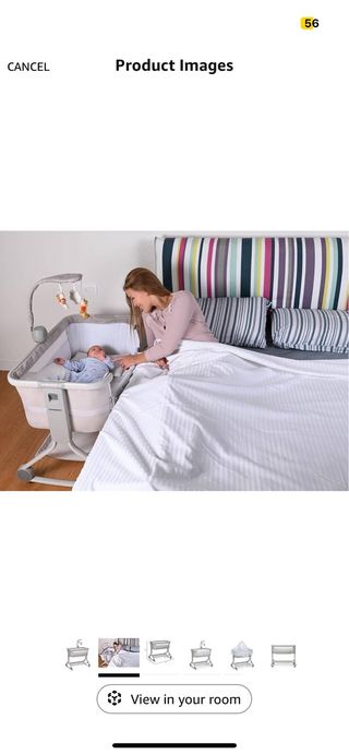 Cuna colecho con ruedas