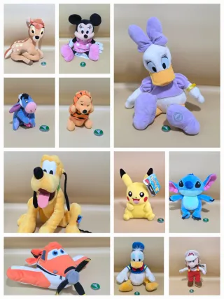 Lote Peluches Disney y otros