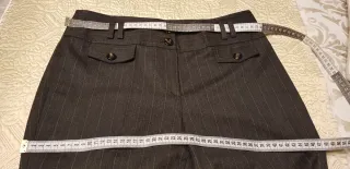 Pantalón gris Roberto Verino rayas