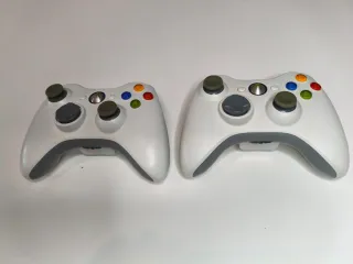 2 Mandos Xbox 360 Microsoft Blancos