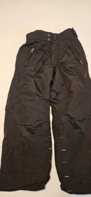 Pantalones de esquí para niño negros. Talla 4-8