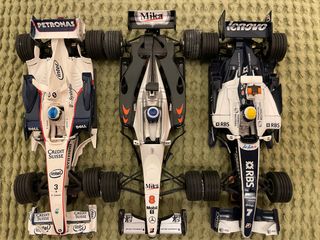 3 Coches Slot F1 Nuevos 1:32