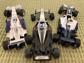 3 Coches Slot F1 Nuevos 1:32
