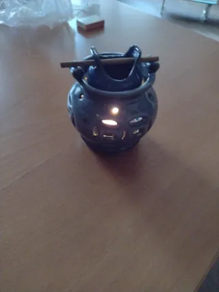 Lámpara Vela Aromaterapia Cerámica