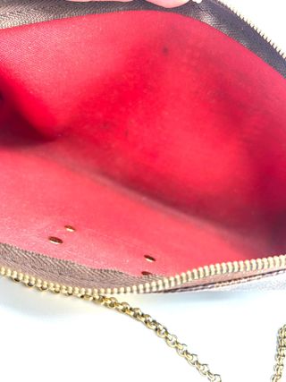 Louis Vuitton Eva in tela Damier Ebene