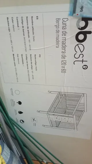 Cuna Bbest Stella blanco