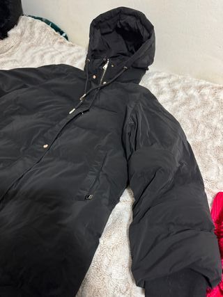 Abrigo negro Zara invierno