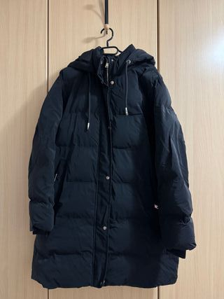 Abrigo negro Zara invierno