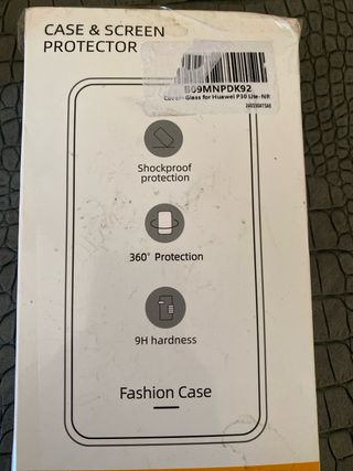 Carcasa y 2 Protectores Pantalla Huawei P30 Lite