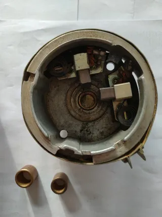 Bendix, porta escobillas de motor de arranque.