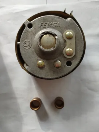 Bendix, porta escobillas de motor de arranque.